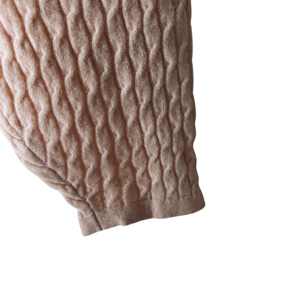 Eskandar Diamond Trellis Cashmere Sweater Oversized Boxy Lightweight Pale pink - Picture 6 of 16